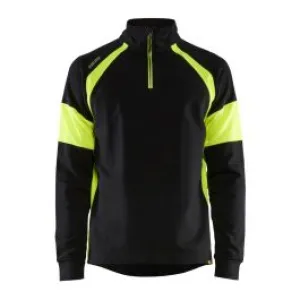 3550&#x20;Work&#x20;Sweatshirt&#x20;with&#x20;Hi-Vis&#x20;Panels&#x20;-&#x20;Bl&#xE5;kl&#xE4;der