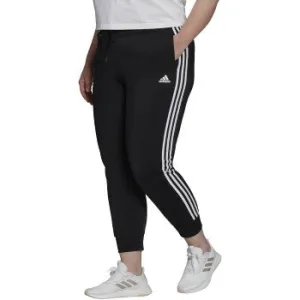 adidas Women's Tricot Slim Tapered 3-Stripe Track Pants (Plus Size)