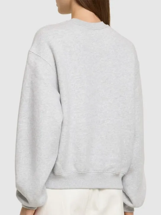 Alexander Wang   Essential logo cotton jersey sweatshirt 