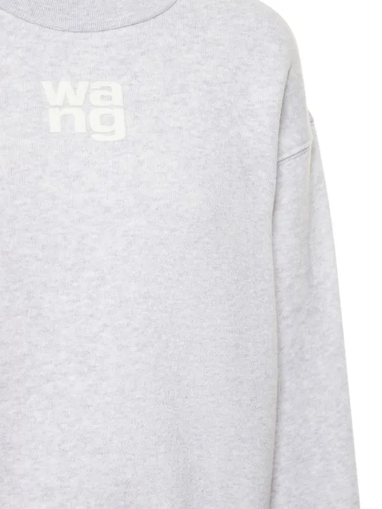 Alexander Wang   Essential logo cotton jersey sweatshirt 