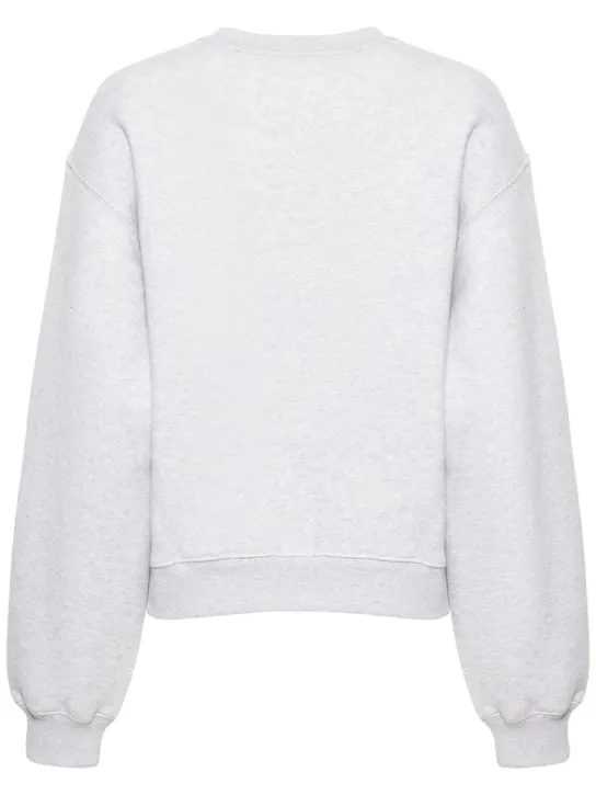 Alexander Wang   Essential logo cotton jersey sweatshirt 