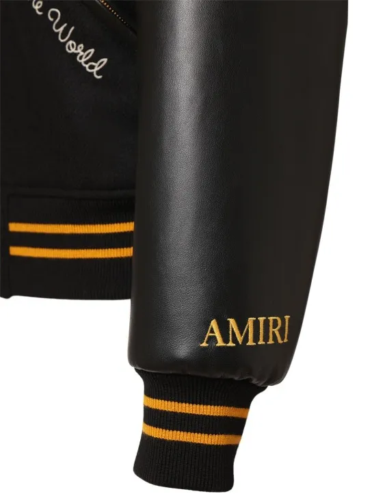 Amiri   Lion varsity jacket 