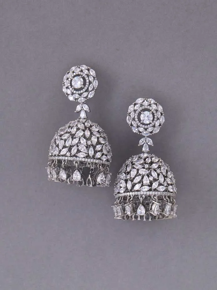 Antique Amara Zirconia Jhumkis