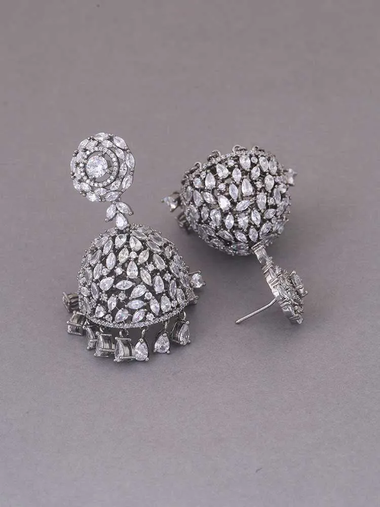 Antique Amara Zirconia Jhumkis