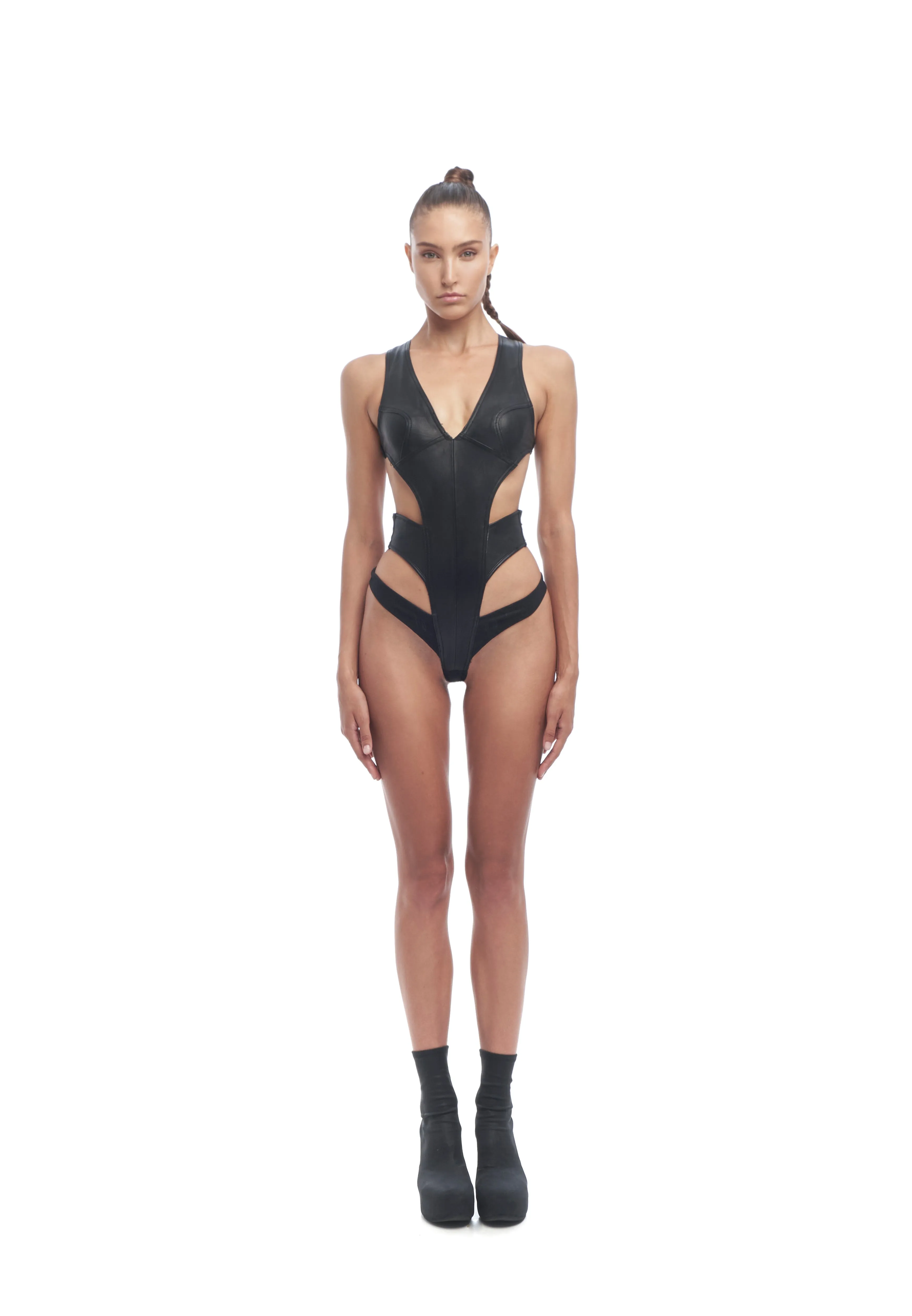 ARMIS - LEATHER BODYSUIT