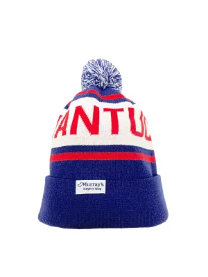 Custom knit cap-Nantucket-navy-red-white