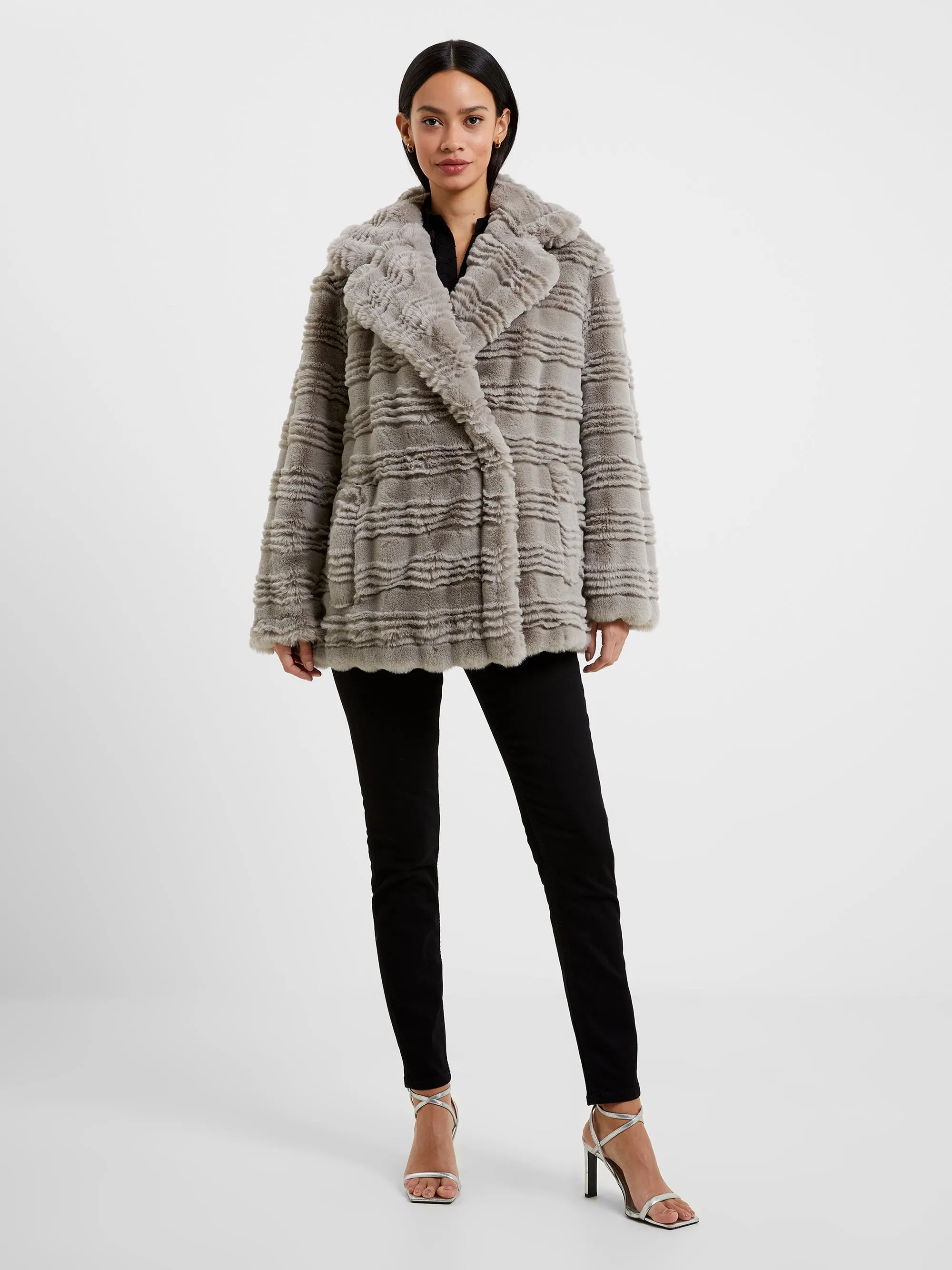 Daryn Faux Fur Short Coat