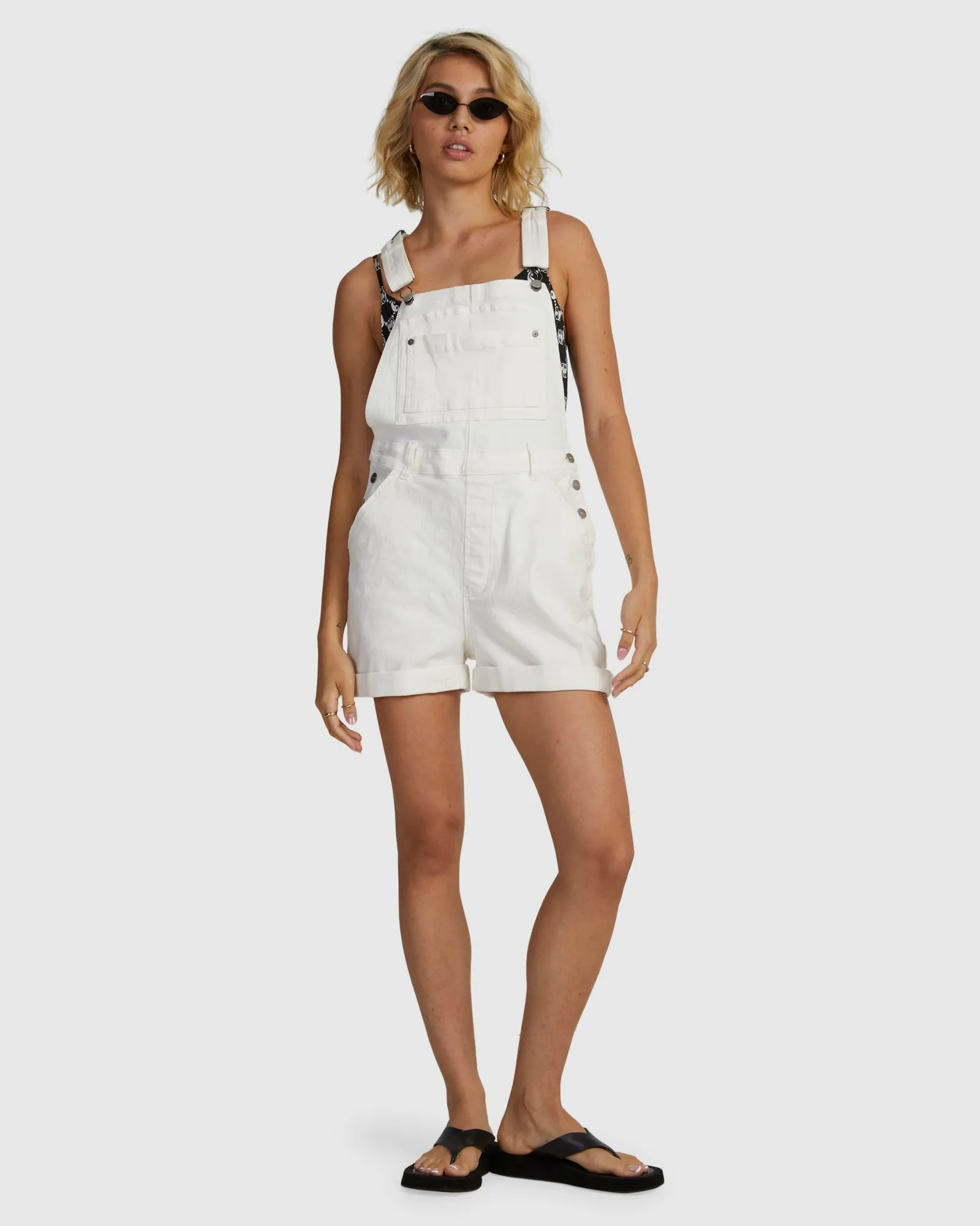 DENIM SLOUCHER OVERALL