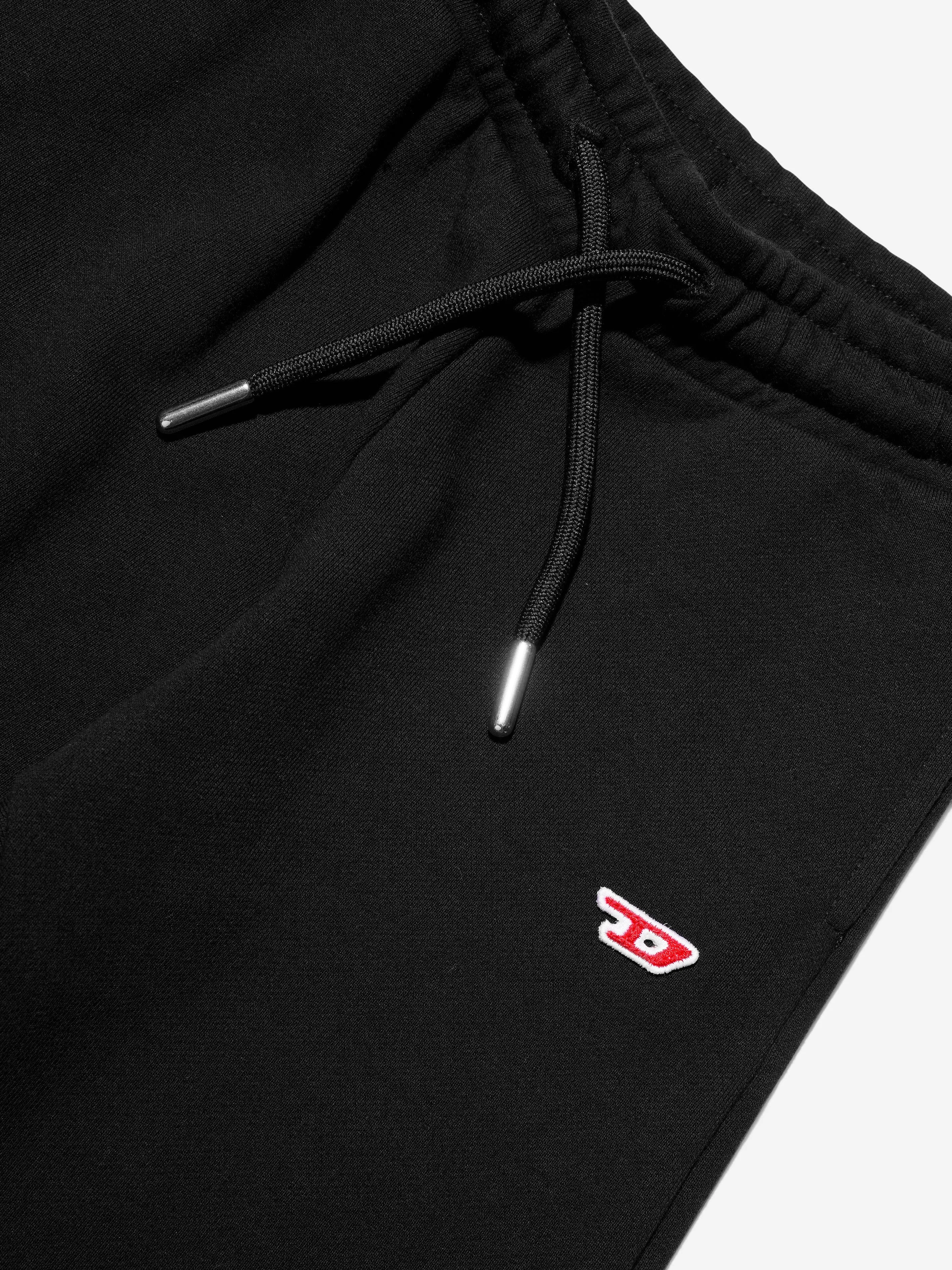 Diesel Kids Logo Joggers in Black