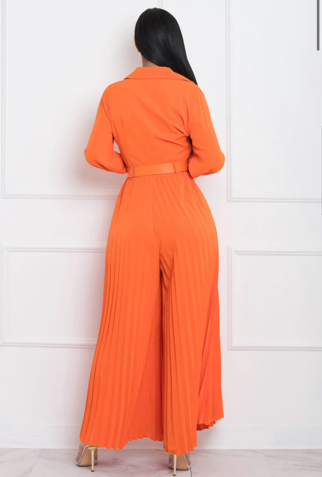 Elegant Jumper with Belt | Sophisticated Women's Jumpsuit (C28)