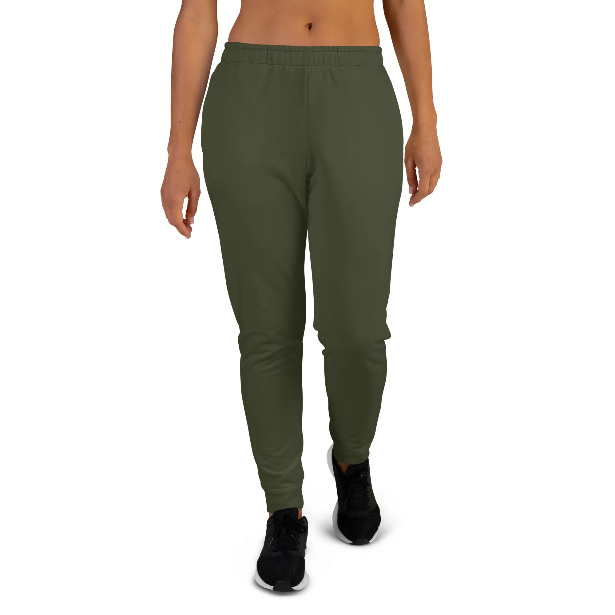 ELEVATED ESSENTIALS, GS LOGO FLEECE JOGGERS OLIVE