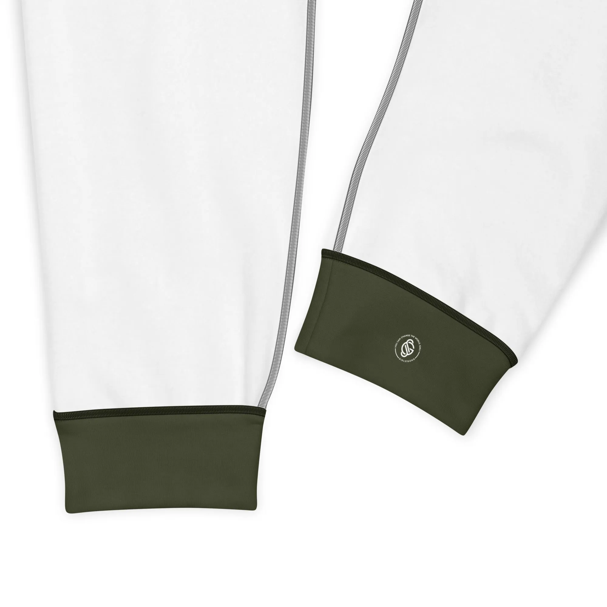 ELEVATED ESSENTIALS, GS LOGO FLEECE JOGGERS OLIVE