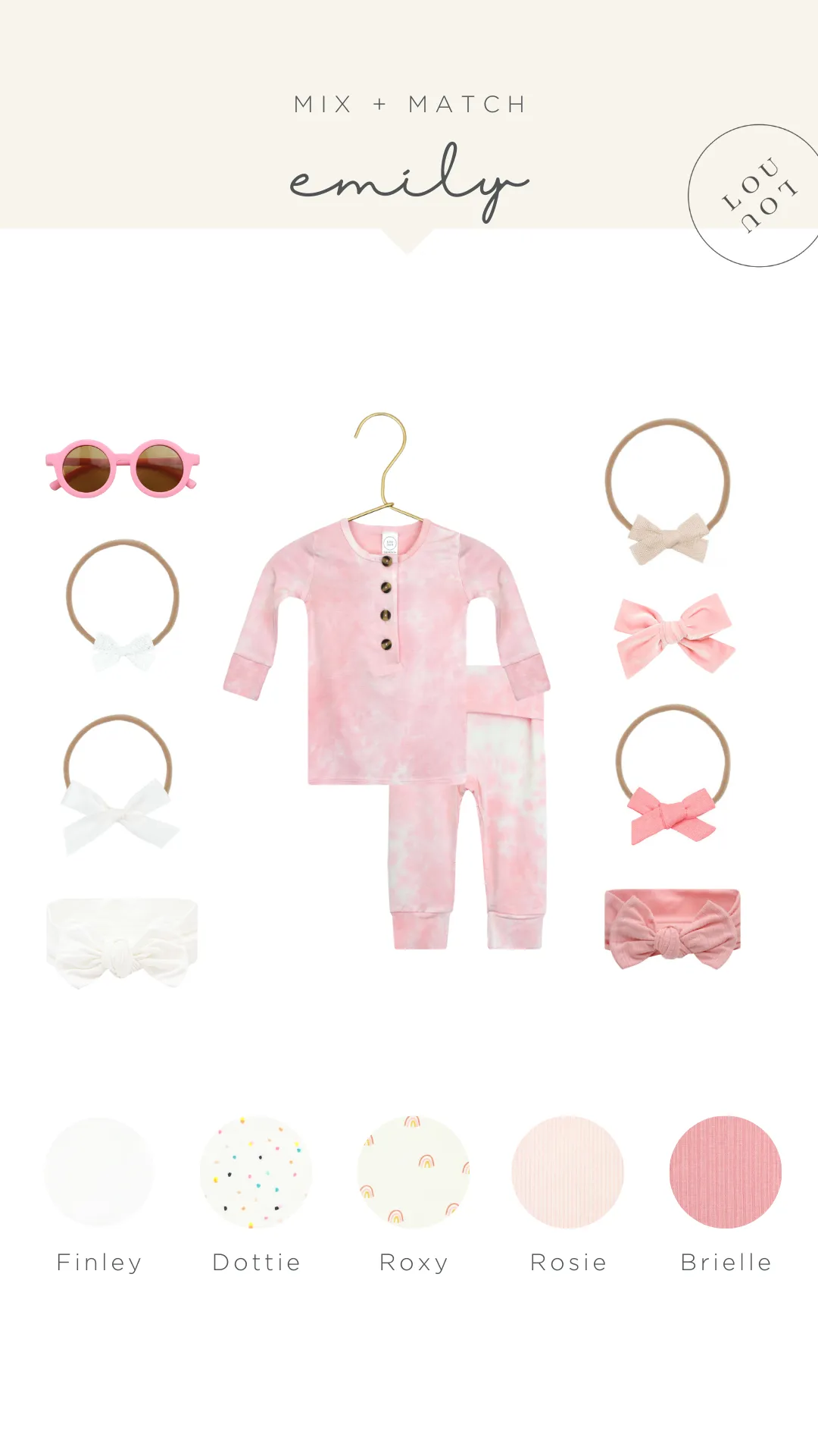 Emily Newborn Headband Bundle (Gown)