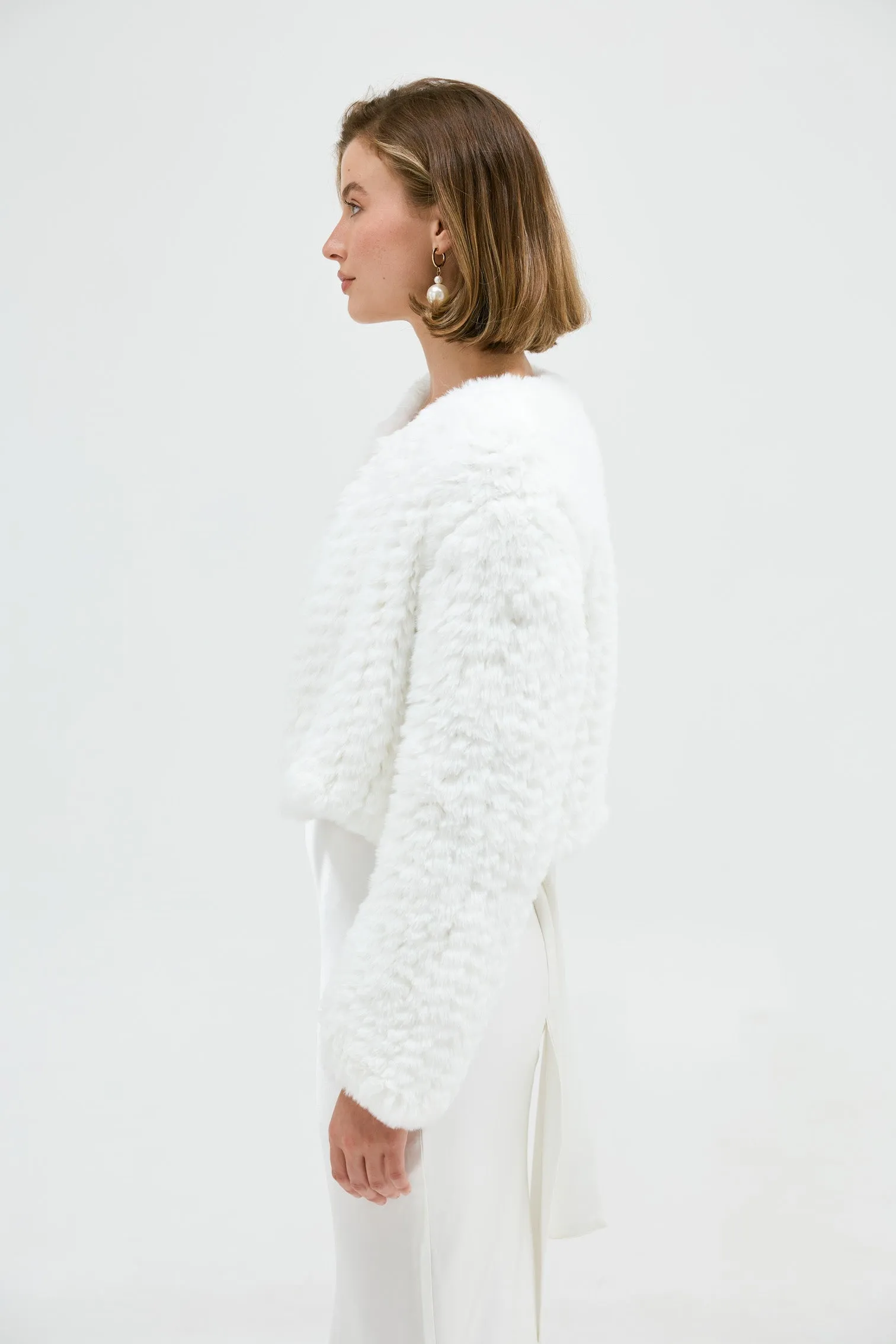 Faux Lola Jacket - White