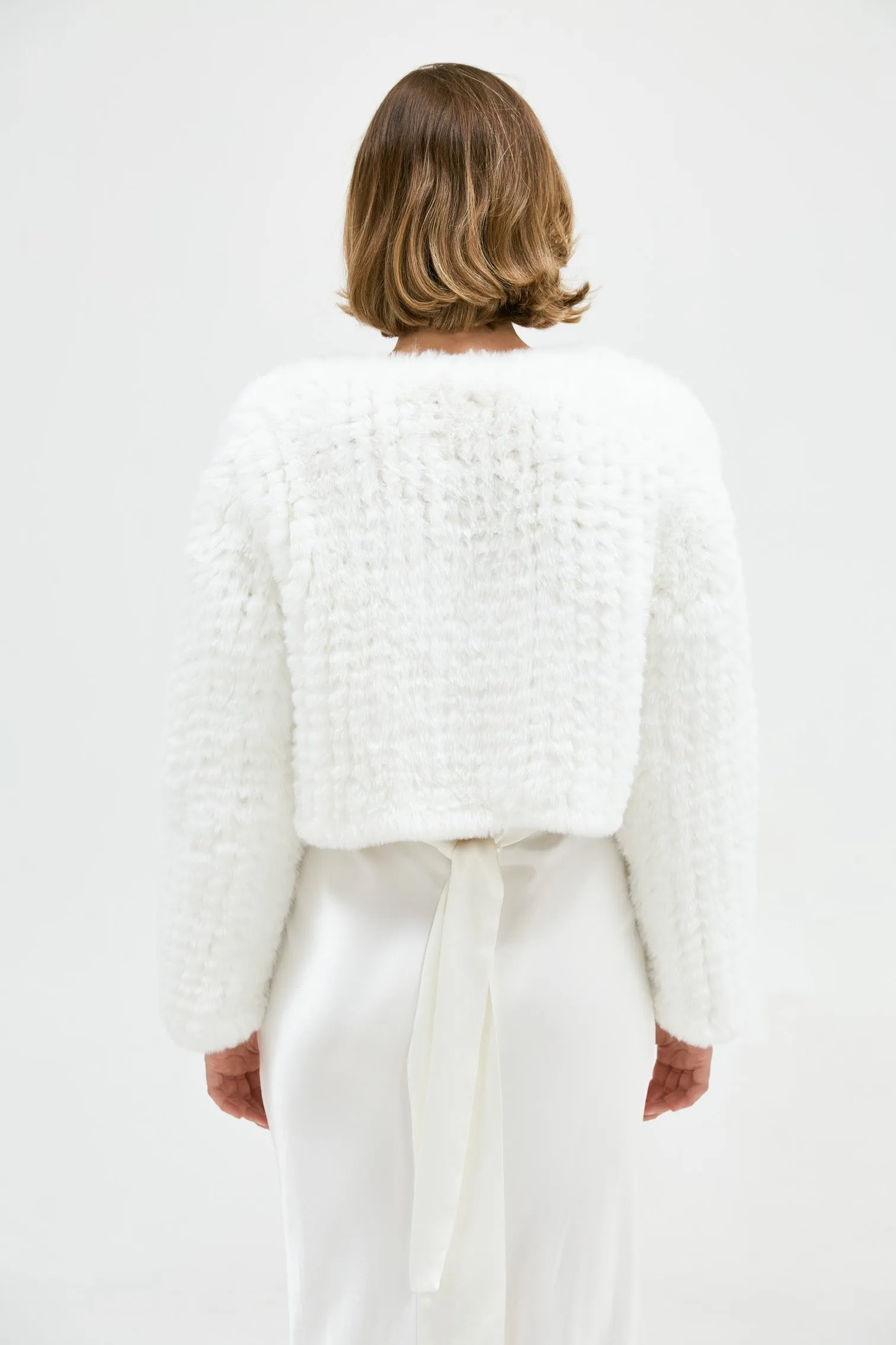 Faux Lola Jacket - White