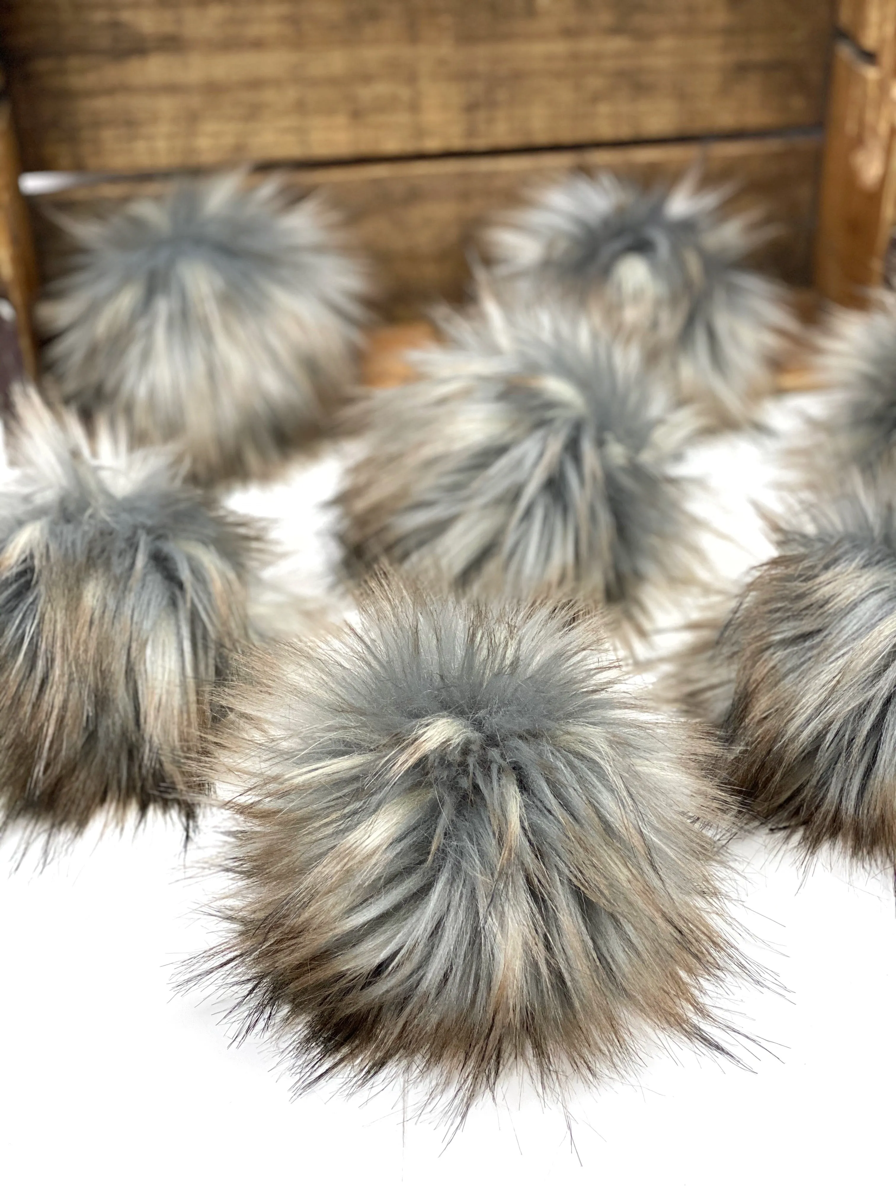 Galaxy Faux Fur Pom Pom