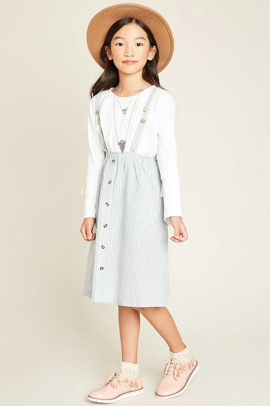 Girls Sage Overall Skirt