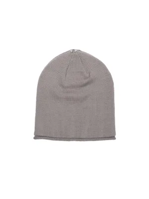 Glossy Knit Hat - Pebble