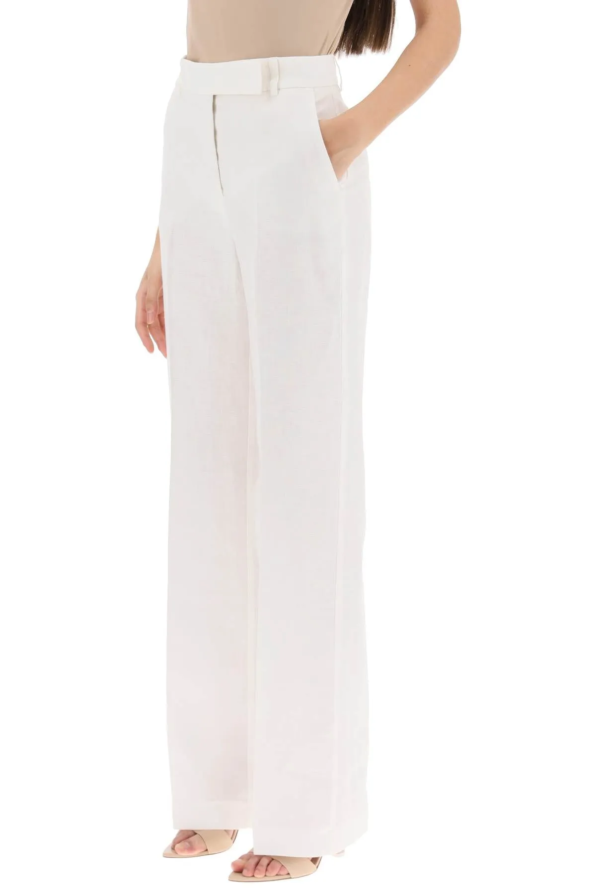 Hebe studio 'loulou' linen pants