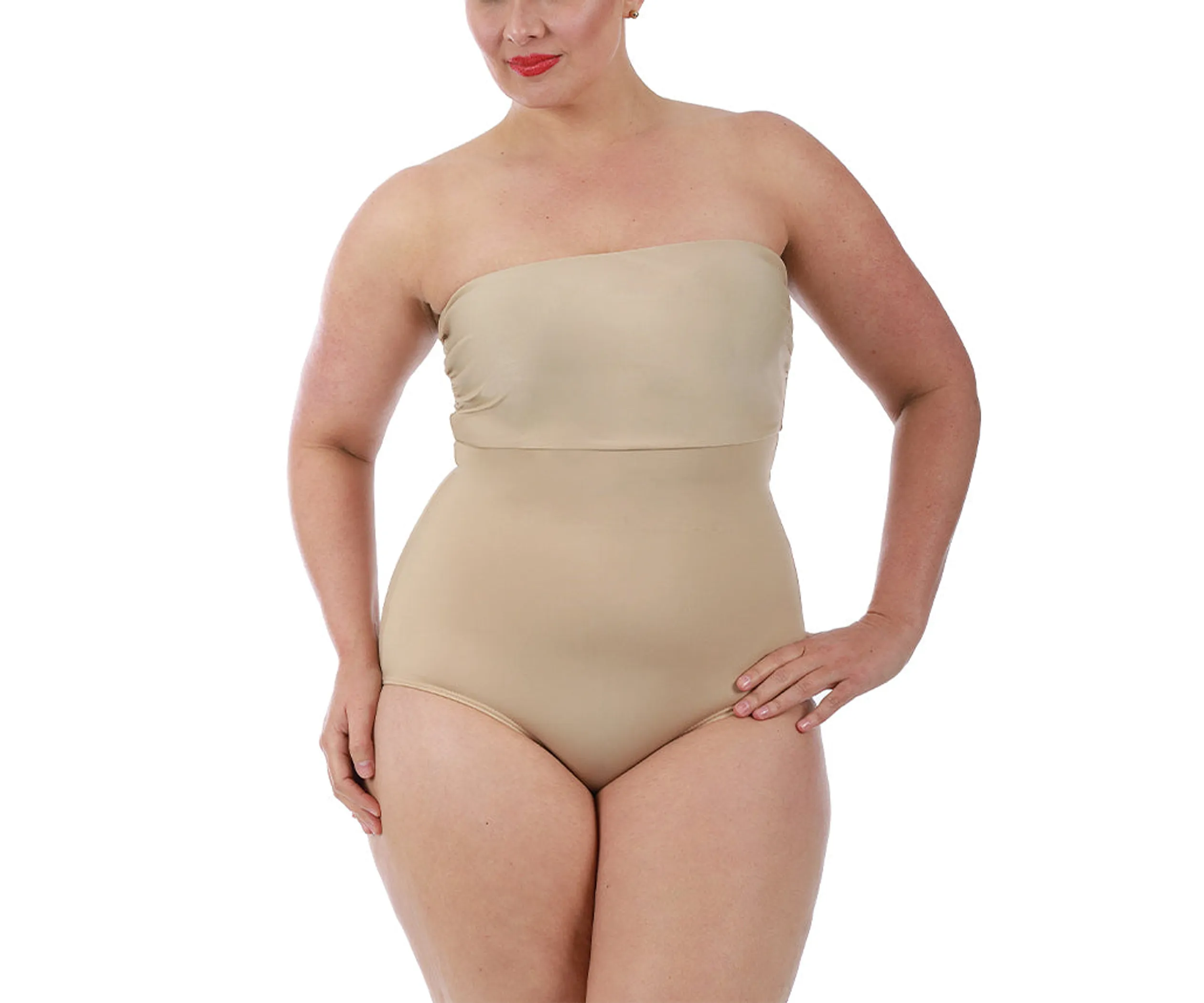 InstantFigure Shapewear Curvy Bandeau Brief with hook & eye