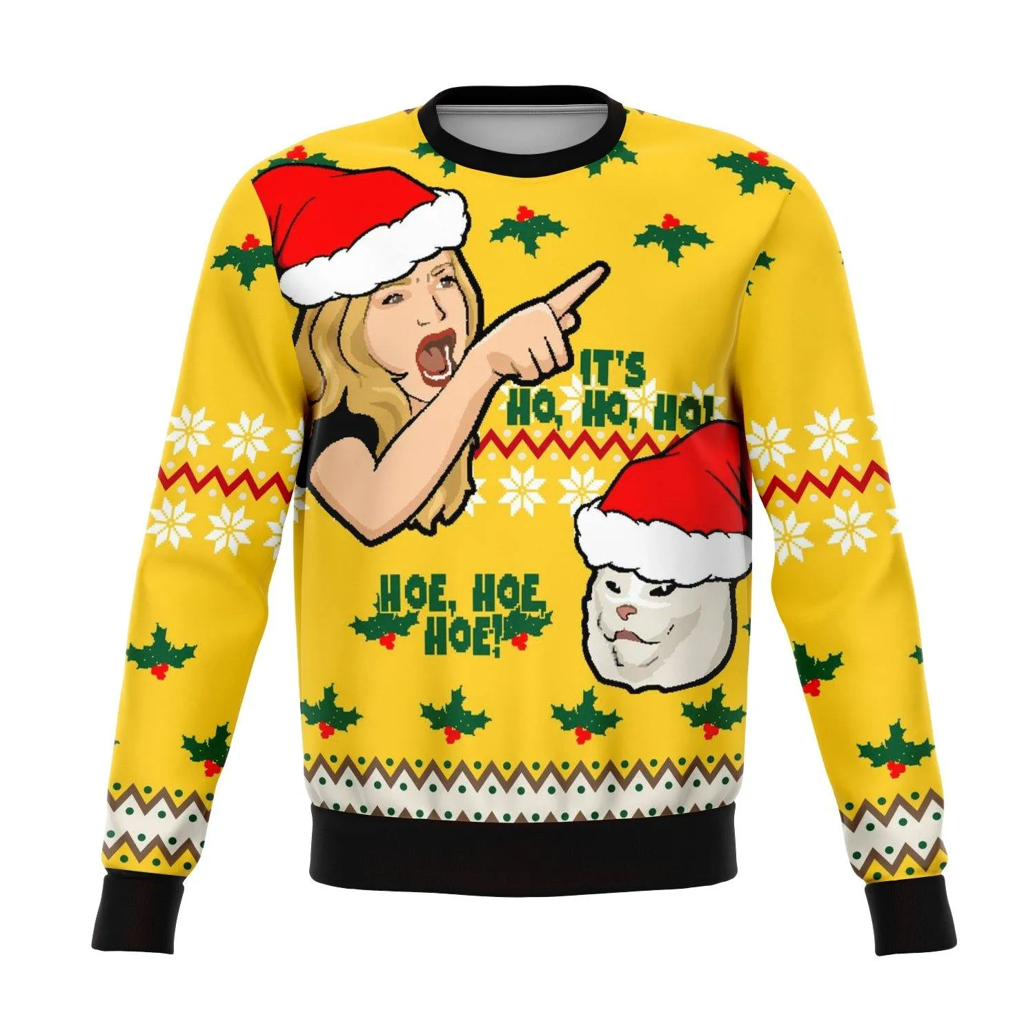 It's Hoe, Hoe, Hoe Funny Ugly Christmas Sweater