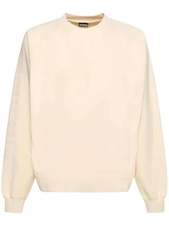 Jacquemus   Le Crewneck Typo sweatshirt 