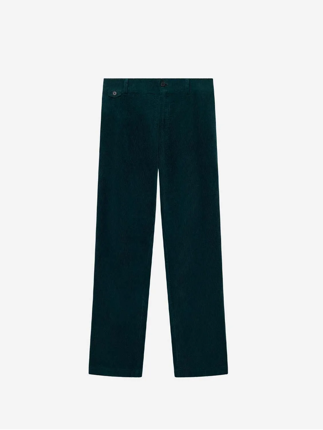 Kalden Men's Organic Cotton Corduroy Trousers | Marine Green