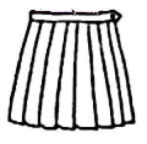 Knife Pleated Skirt