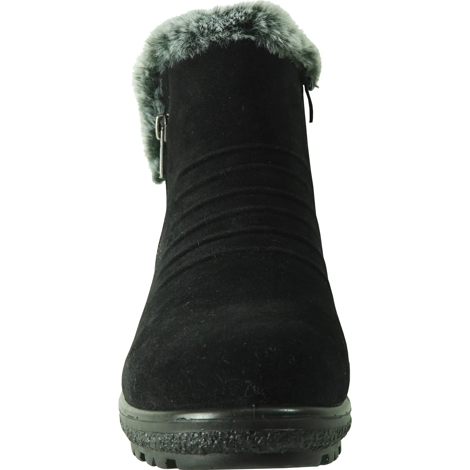 KOZI Canada Women Boot NINA-1 Ankle Winter Fur Casual Boot Black