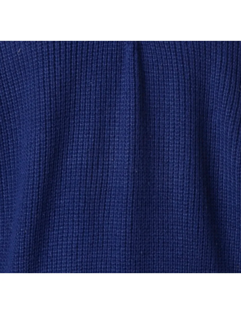 Label Blue Lace Up Jumper