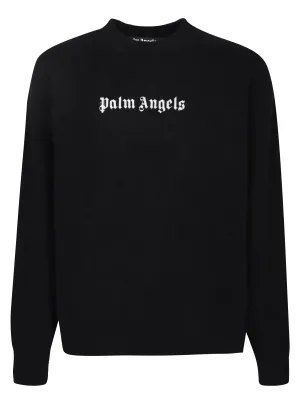 Logo black pullover