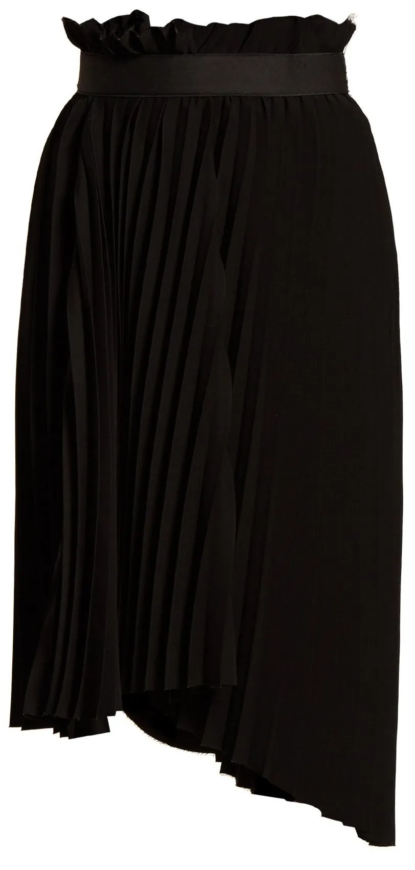 Logo Pleated Skirt