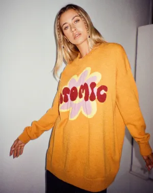 Lulees Jumper in Orange Atomic