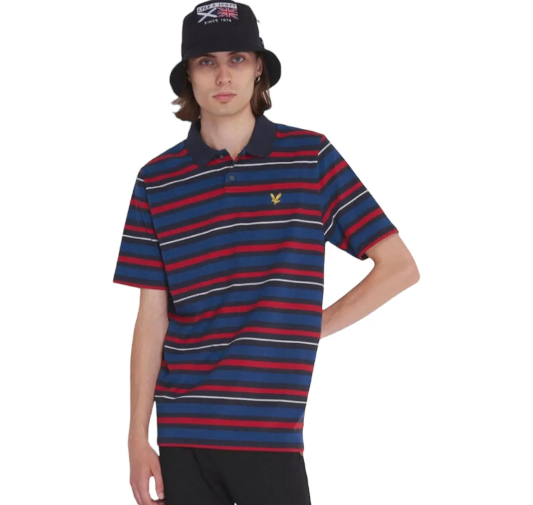 Lyle and Scott Relaxed Stripe Polo