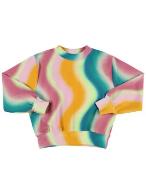 Molo   Printed organic cotton sweatshirt 