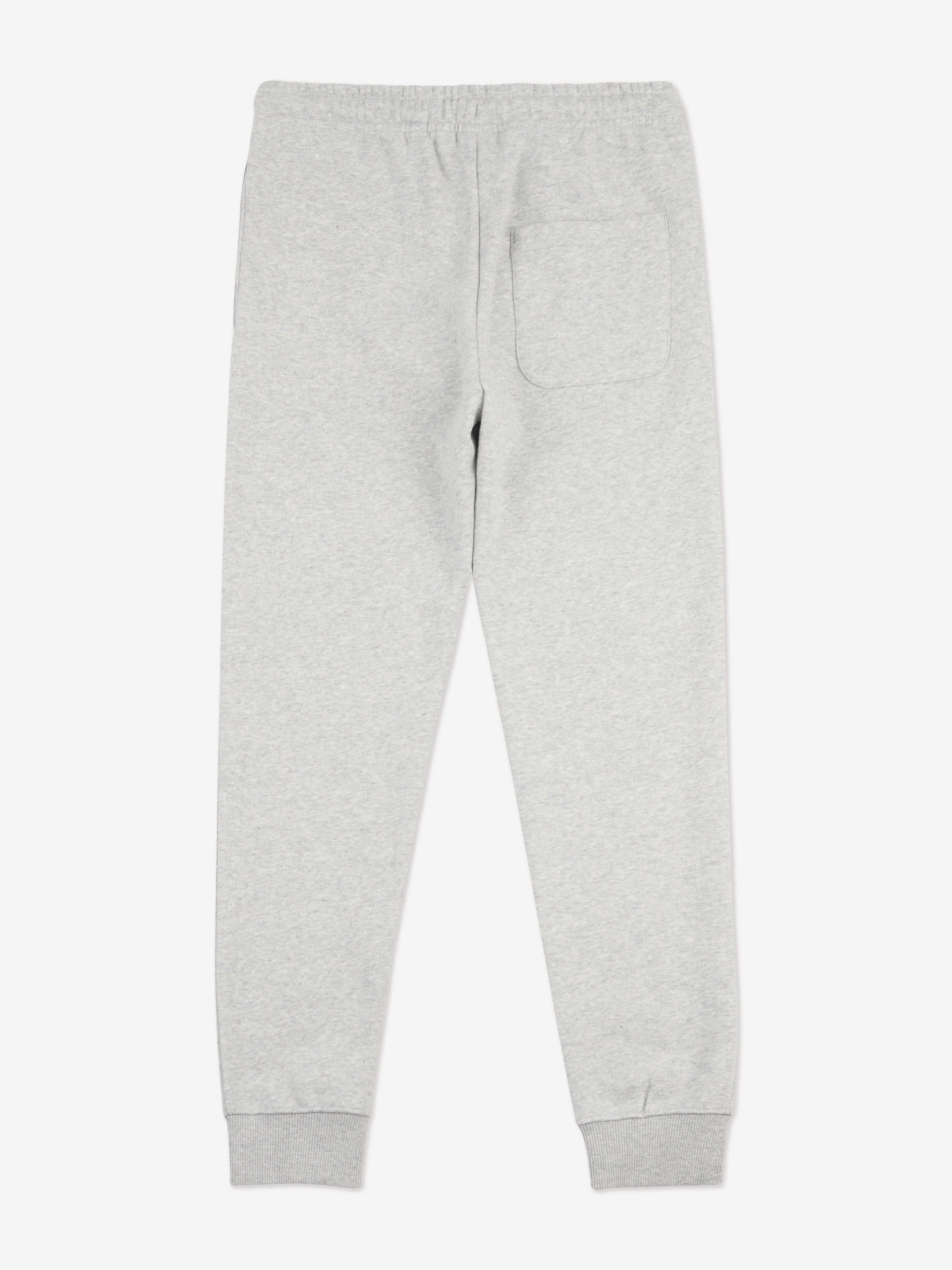 New Balance Boys Brush Back Stacked Logo Joggers in Grey