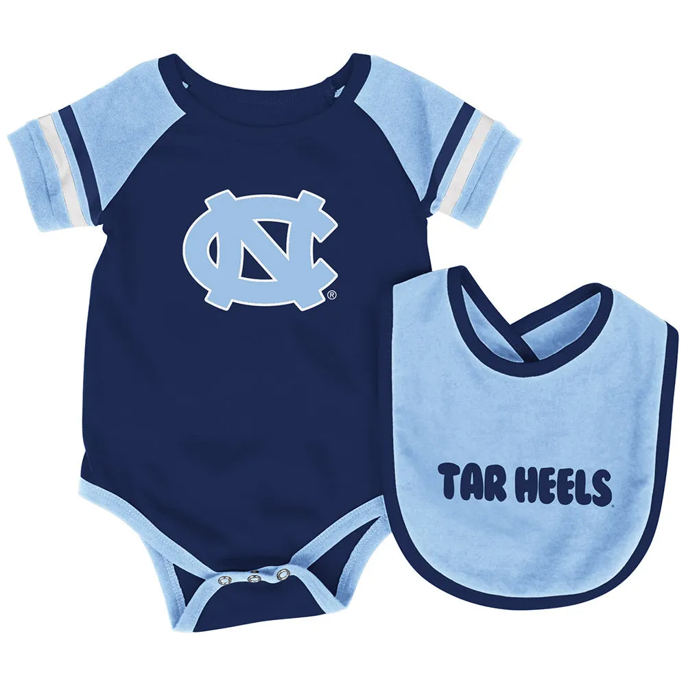 North Carolina Baby Roll Out Bodysuit and Bib Set