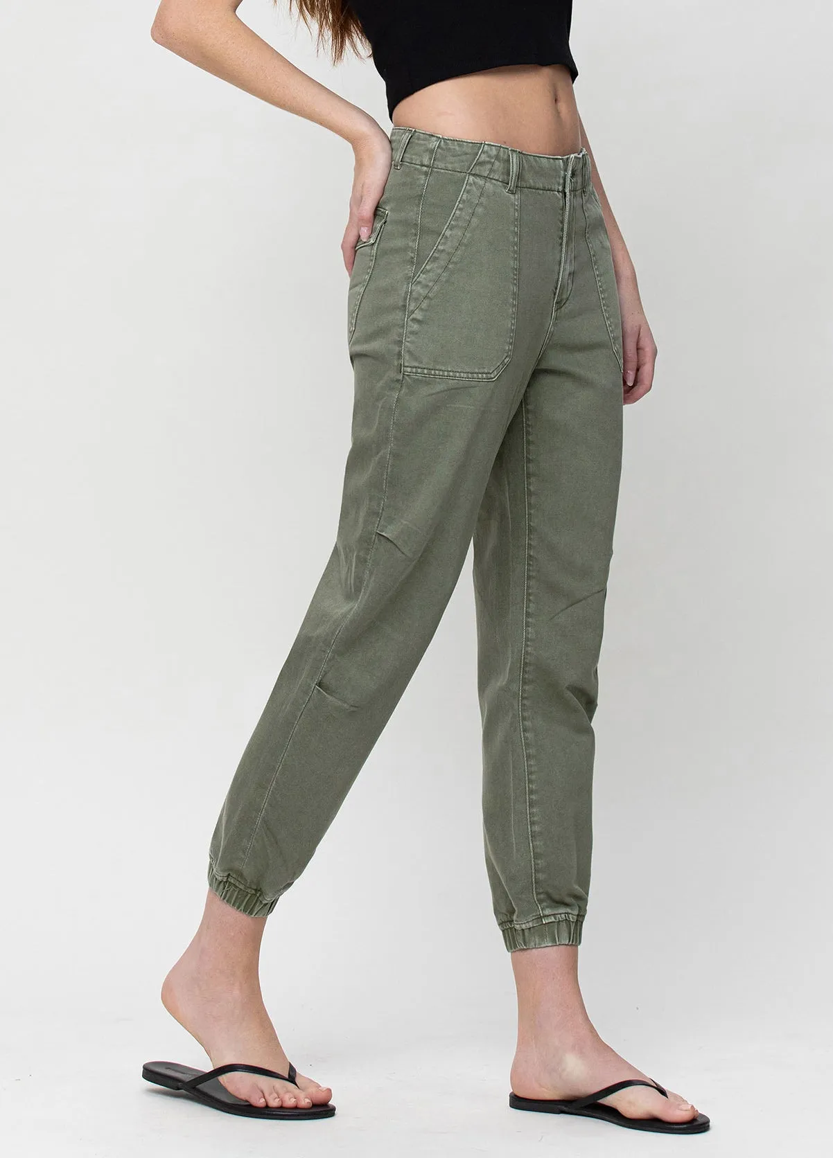 Olive Slim Joggers