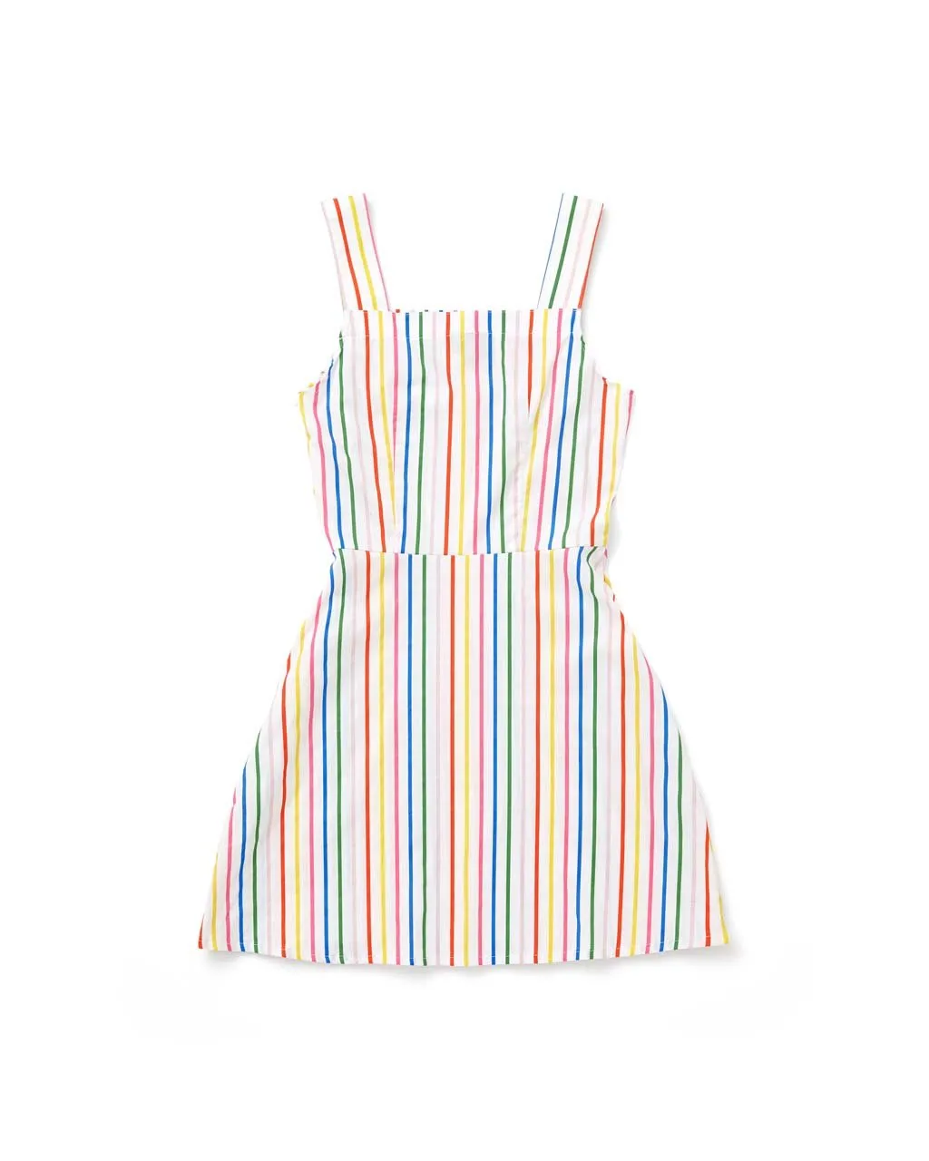 Overall Dress - Rainbow Stripe