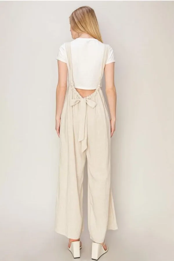 Overall - Jumpsuit Woven - Cream