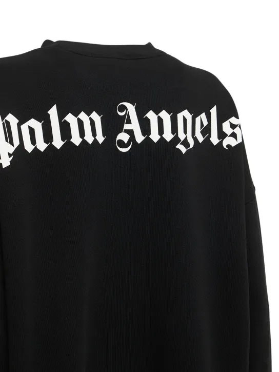 Palm Angels   Classic logo cotton jersey sweatshirt 