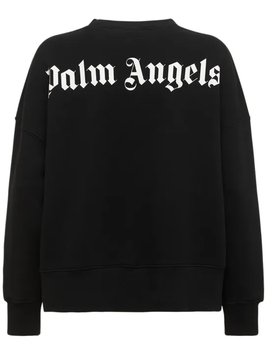 Palm Angels   Classic logo cotton jersey sweatshirt 