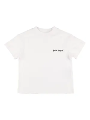 Palm Angels   Logo cotton jersey t-shirt 