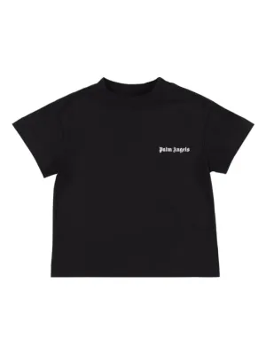 Palm Angels   Logo cotton jersey t-shirt 