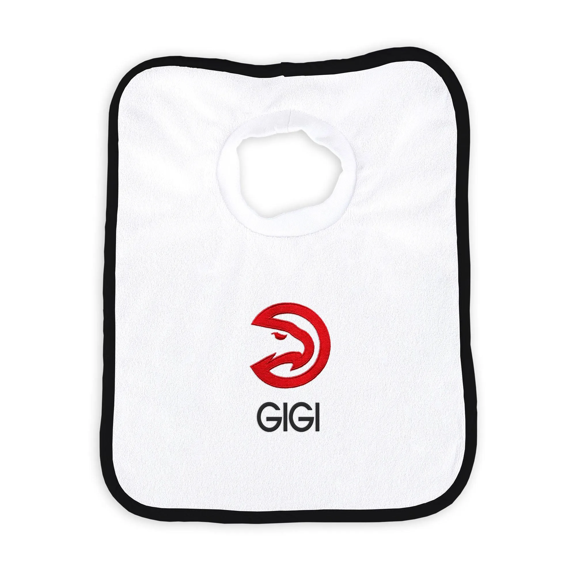 Personalized Atlanta Hawks Pullover Bib