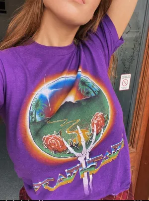 Purple Grateful Dead 1983 Summer Tour Shirt