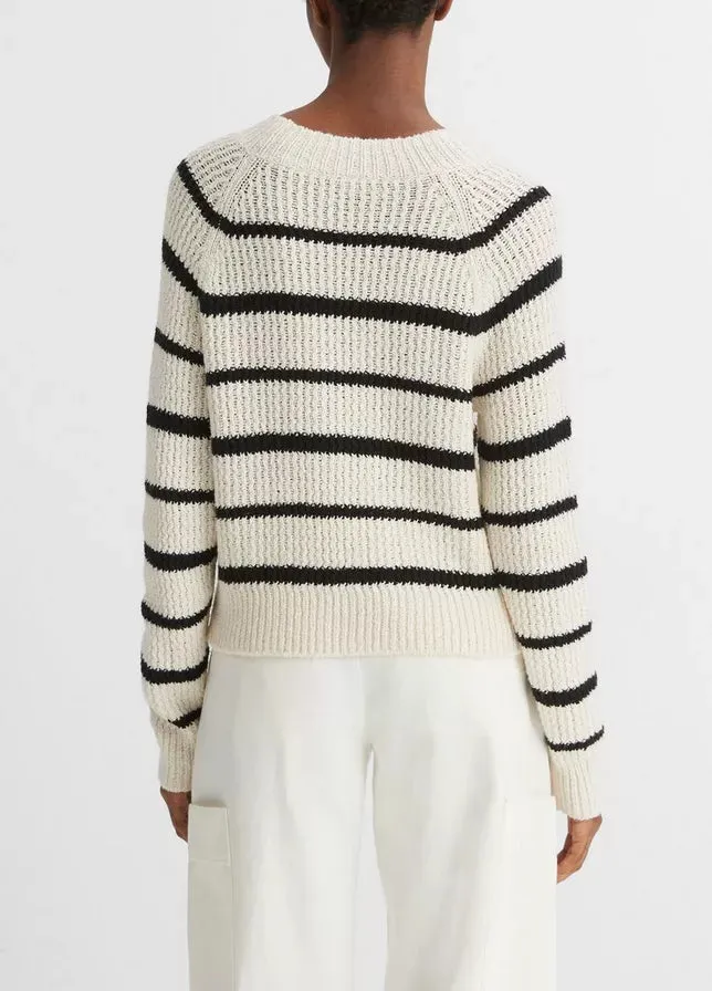 Ribbed Stripe Pullover