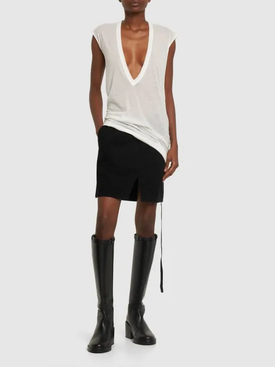 Rick Owens   Dylan sheer cotton jersey t-shirt 