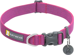 Ruffwear Hi &amp; Light Collar Alpenglow Pink | Buy Ruffwear Hi &amp; Light Collar Alpenglow Pink here | Outnorth