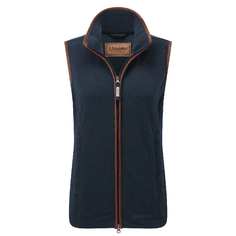 Schoffel Ladies Lyndon Fleece Gilet - Petrol Blue